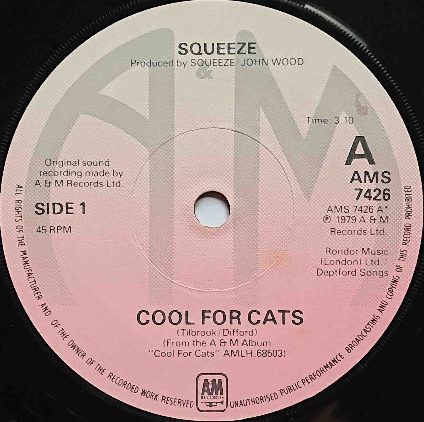 AMS 7426 Cool for cats Squeeze  Label